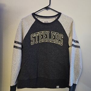 Steelers Pro Line Fanatics Gray Sweatshirt